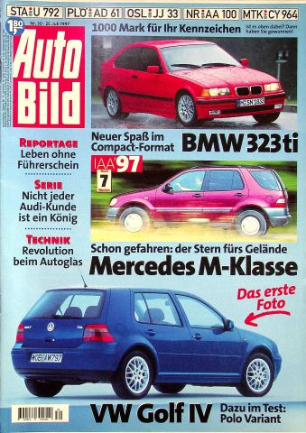 Deckblatt Auto Bild (30/1997)
